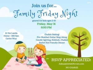 Family Fun Night at Chabad Jewish Center Novato