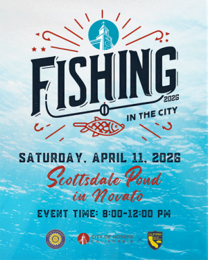  Fishing in the City, Scottsdale Pond, Novato