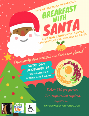 Breakfast with Santa 2024 Berkeley