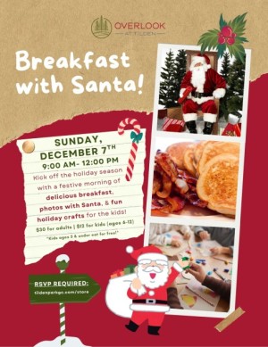 Tilden Park Golf Course breakfast with santa