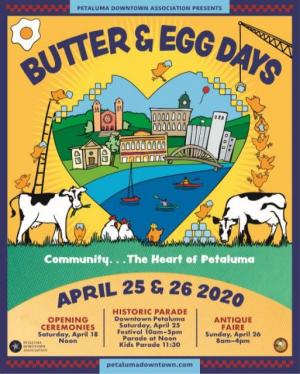 Butter & Egg Days 2020, Petaluma