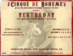 Cirque de Boheme Yesterday