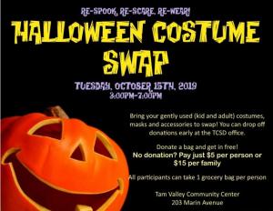 Halloween Costume Swap 2019, Tam Valley Community Center