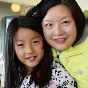 Mom and daughter