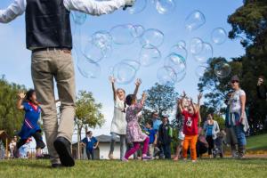 Bubble Fun with Mike Ashe, the SF Bubble Guy