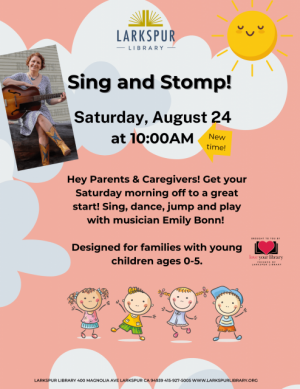 Sing and Stomp with Emily Bonn, Larkspur Library