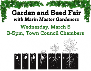 Garden and Seed Fair with Marin Master Gardeners, San Anselmo Library