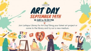 Art Day at Larkspur Library