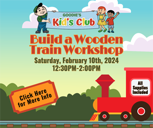 Goodie's Kid's Club: Build a Wooden Train Workshop