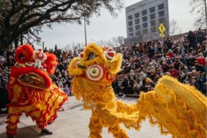 OMCA Lunar New Year Lion Dancers