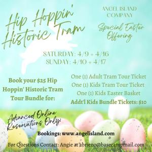 Hip Hoppin’ Historic Tram Tour, Angel Island State Park