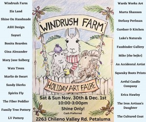 Windrush Farm Holiday Art Faire, Petaluma