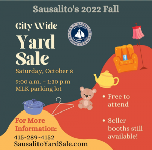 Sausalito's 2022 Fall City Wide Yard Sale