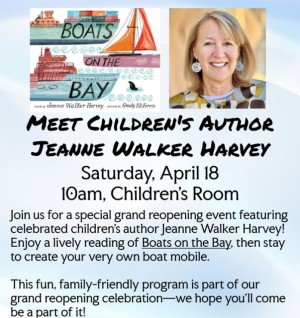 Meet Children's Author Jeanne Walker Harvey, San Anselmo Library