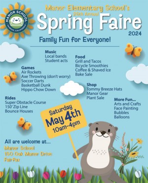 Manor Elementary School’s 26th Annual Spring Faire