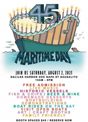 Galilee Harbor Maritime Day 45th anniversary poster.
