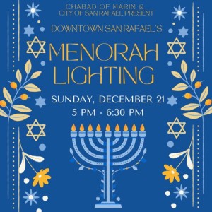 Menorah Lighting Downtown San Rafael