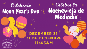 Celebrate Noon Year's Eve