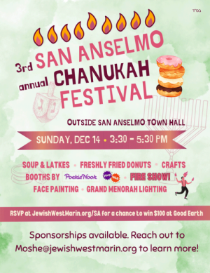 3rd Annual San Anselmo Chanukah Festival