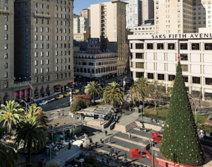Westin St. Francis Union Square Christmas Tree