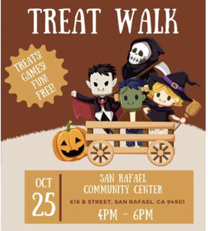 Halloween Treat Walk, San Rafael Community Center