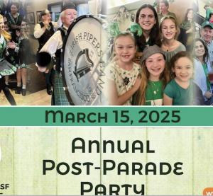 Annual Post-Parade Party with Corned Beef and Cabbage