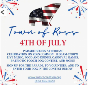 Town of Ross Annual 4th of July Parade and Celebration 2024