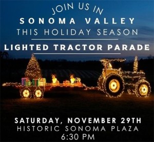 Sonoma Lighted Tractor Parade