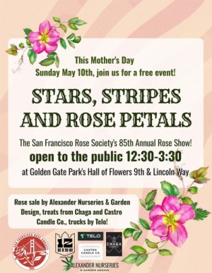 85th Annual Mother's Day Rose Show, San Francisco