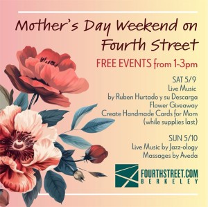 Mother's Day Weekend on Fourth Street Berkeley