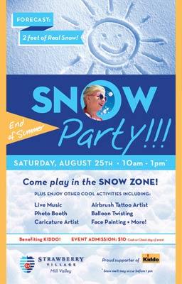 End of Summer Snow Party!