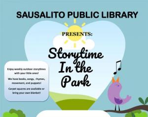 Storytime in the Park, Sausalito Library