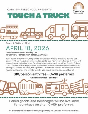 Oakview Preschool Presents: Touch A Truck 