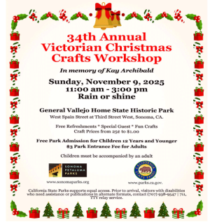 34th Annual Victorian Christmas Crafts Workshop