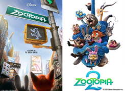 Zootipia and Zootopia 2