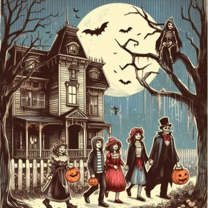 Haunted House Illustration
