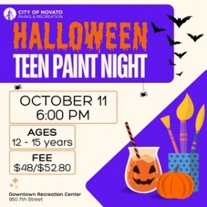 Halloween Teen Paint Night