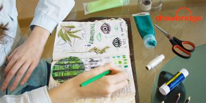 DrawBridge Crafts: Altered Books, Corte Madera Library