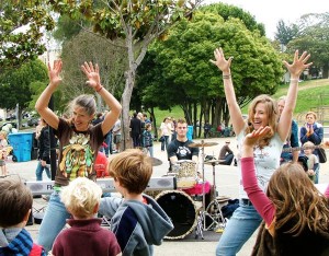 Charity from the JAMBand at Rocky Graham Park, Sausalito