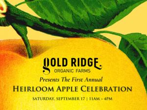 Gold Ridge Heirloom Apple Celebration