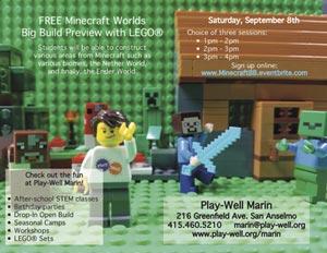 Build the Largest LEGO® Minecraft World in California
