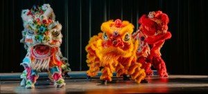 Lion dancers