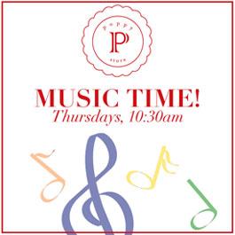 Music Time! at Poppy Store, Marin Country Mart