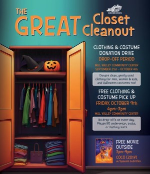 The Great Closet Cleanout (clothing and costume drive)