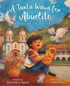A Tanta Wawa for Abuelito children's book event celebrating Andean Day of the Dead traditions at Mill Valley Library.