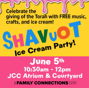 Free Shavuot Ice Cream at Osher Marin JCC.