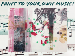 Paint to your own music, Belvedere Tiburon Library