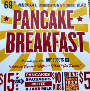 July 4th Pancake Breakfast in Larkspur