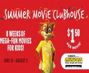 Cinemark Summer Movie Clubhouse