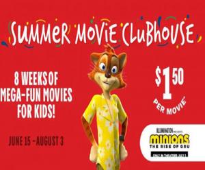 Cinemark Summer Movie Clubhouse 2022